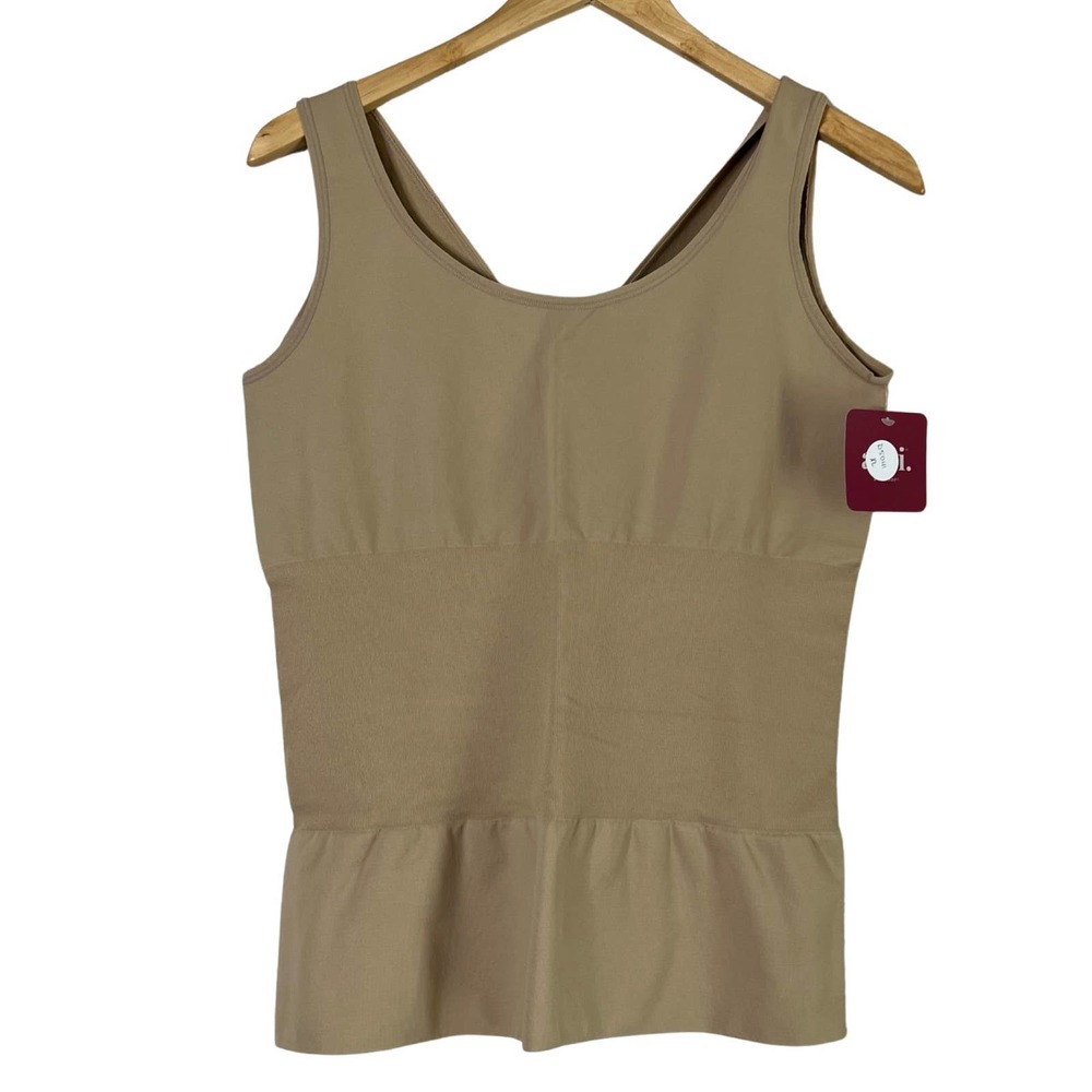 ANTI X PROOF Scoop Neck Reversible Tank Top Beige XL
